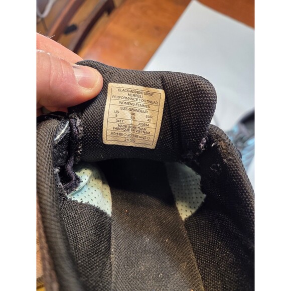 Merrell Bare Access Arc 4 Womens 9 Black Blue Zero Drop Barefoot Running Shoes - Picture 9 of 9